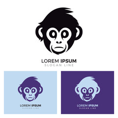 Monkey Simple Logo Design.