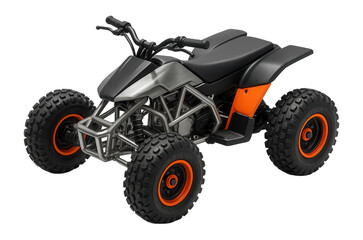 Fototapeta premium Lightweight quad with exposed chassis and large, knobby tires for off-road use