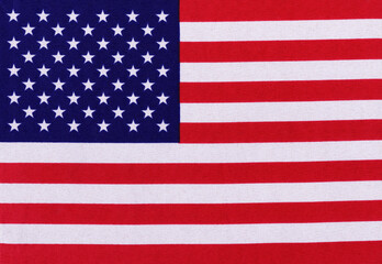 Stars and Stripes American flag of the USA background which is the national symbol of all the states of the nation, patriotism travel destination stock photo image