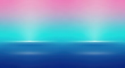 Abstract gradient background with soft light beams and reflections