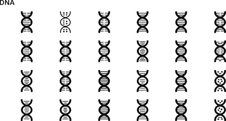 Dna strands in a grid