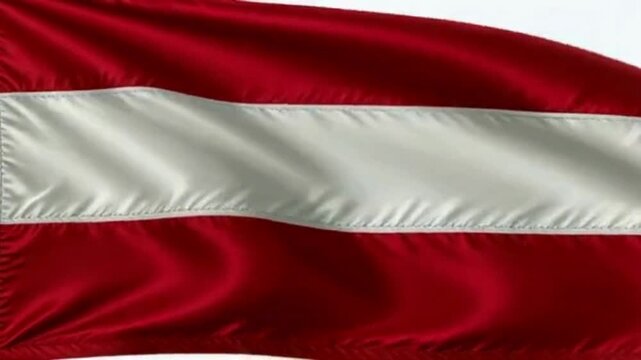 waving flag of austria