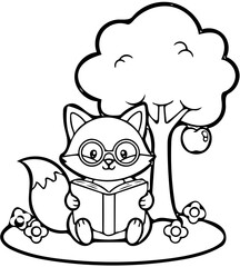 Cute Cat Wearing Hoodie Vector Illustration