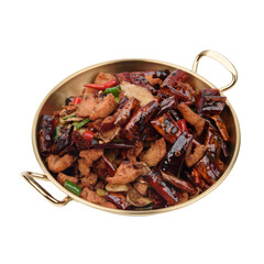 Authentic mala hotpot ingredients with spicy broth, tender meats, crisp vegetables, tofu, and noodles, ideal for traditional Asian meals and family gatherings.