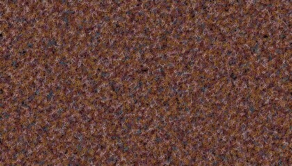 Intricate floral pattern on a brown carpet, detailed look at texture and design