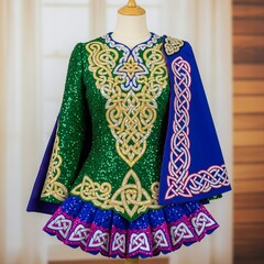Fototapeta premium Ireland – Irish Dancing Dress 