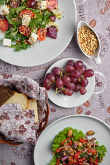 Delicious Healthy Food on a Table