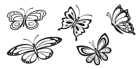 butterfly-vector-trendy-icons-set---6-minimalist-i