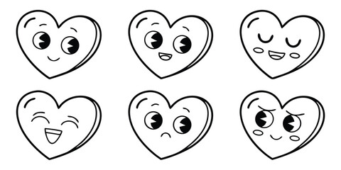 cute-heart-emoji-icons-set---6-minimalist-icons---