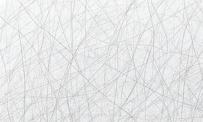Abstract Pattern of Thin Gray Lines and Curves on White Background texture