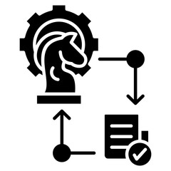 Process Strategy  Icon
