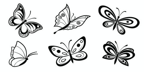 butterfly-vector-elegant-icons-set---6-minimalist-