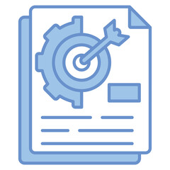 Obraz premium Goal Setting Icon