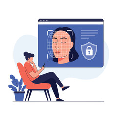 Secure digital identity verification and authentication using advanced facial recognition technology for online security