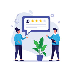 Customer feedback and online reviews for product or service evaluation and improvement
