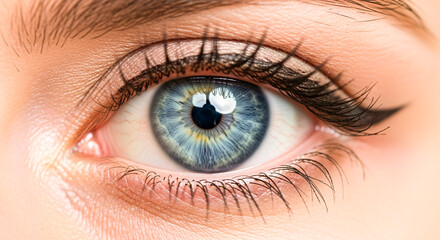 blue eye of the girl image