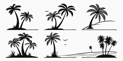 coastal-palm-horizon-silhouette-icons-set---6-mini