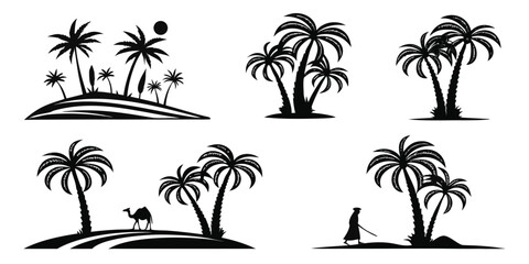 desert-palm-tree-icons-set---8-minimalist-icons---