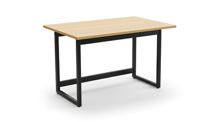Fototapeta premium Modern Blank Computer Desk Isolated 