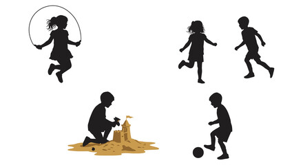 children playing various games outdoors fun activities