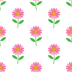 Flower seamless pattern illustration floral background