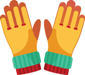 hand in gloves