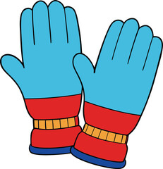 hand in gloves