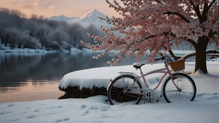 winter in the mountains