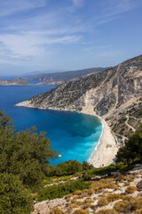 myrtos beach in Argostoli Cefalonia