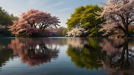 reflection of trees