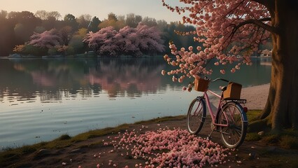 bicycle in the park