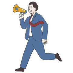 Digital marketing illustration