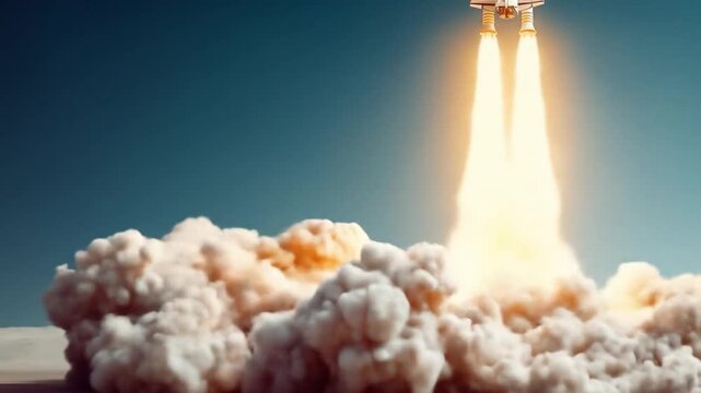Rocket launch spacecraft