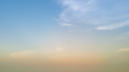 sunset, clouds in the sky, summer background 