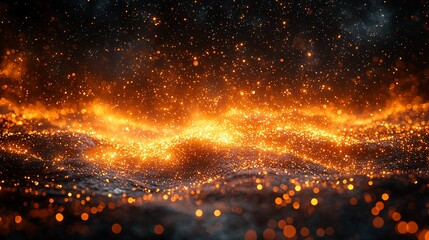 Abstract fiery background