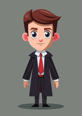 Young professional in formal attire.