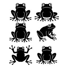 silhouette of frog icon