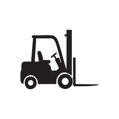 Fototapeta premium Simple Silhouette of a Tall Building with Multiple Windows and a Rectangular Top on a White Background