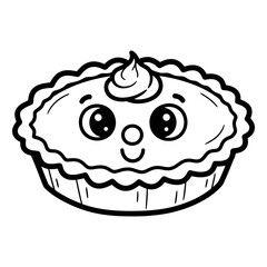 cupcake cartoon illustration