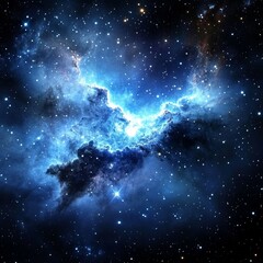 Majestic Nebula in Deep Space Celestial Clouds and Stars Illuminating the Expansive Universe