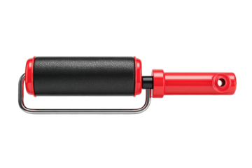 Red and black portable pump