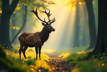 deer in the forest