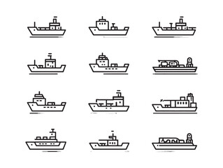 Oil tanker transportation cargo ship illustration