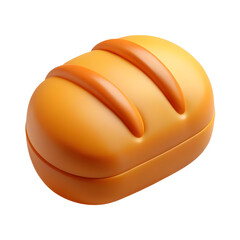3D Rendered Loaf of Bread: Perfect for Baking Websites, Menus, and Food Blogs