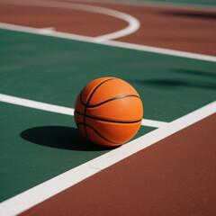 close-up photograph of an orange basketball