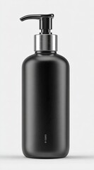 Fototapeta premium Matte black pump bottle (1)