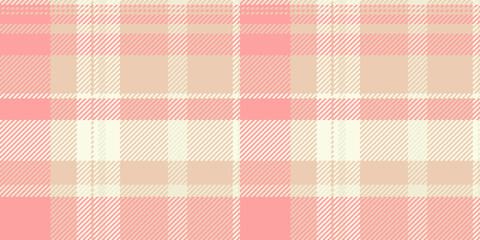 Soft, inviting plaid background. A gentle, textured tartan pattern in pinks and creams. Versatile for fabric design, backgrounds, or adding a touch of warmth.