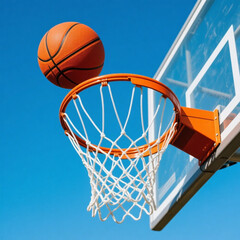 photograph of a basketball