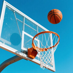 photograph of a basketball