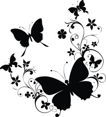 Butterfly Icon File, Butterfly Design File, Flying butterfly  Icon Sheet